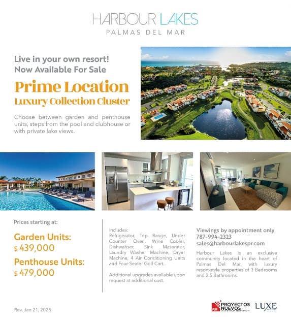 Cond. Harbour Lakes, Palmas del Mar 5B G